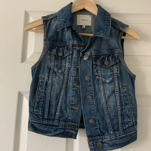 Talula by Aritzia Jean Vest - Picture 1 of 2